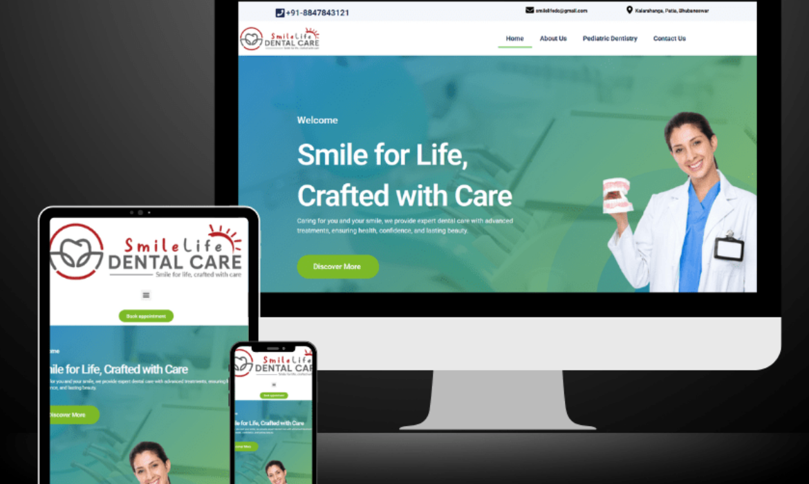 Smile Life Dental Clinic Website Design