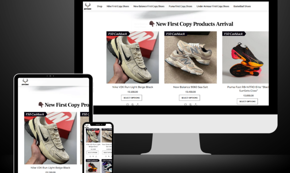 Spark E-Commerce Website Design